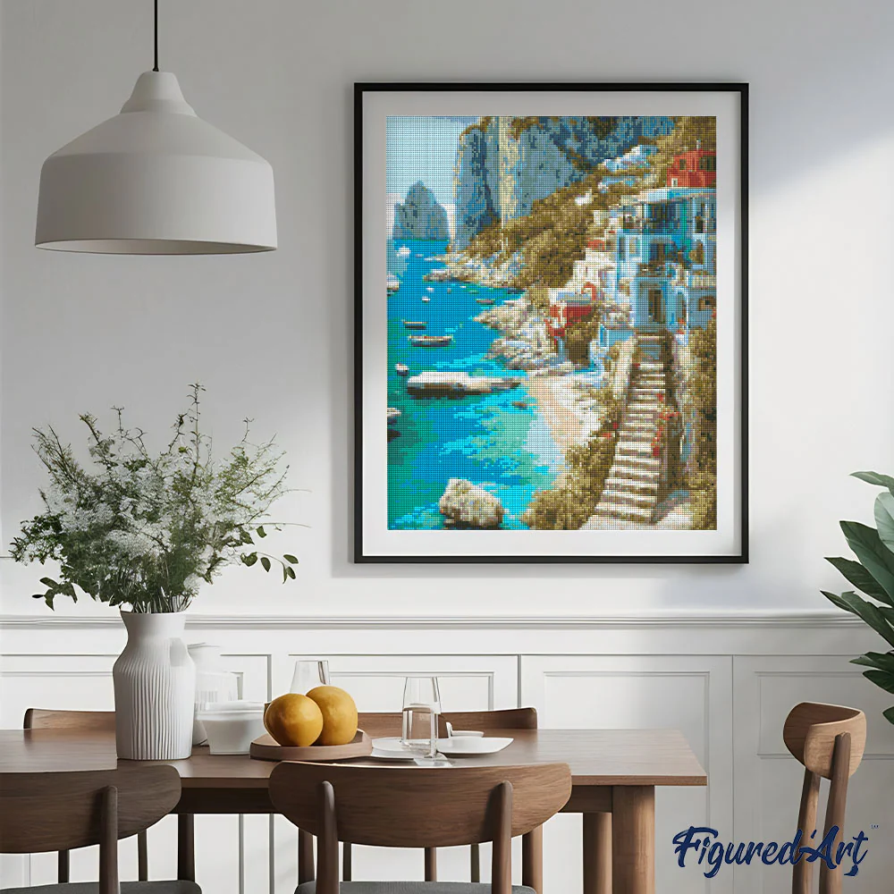 Diamond Painting - Cliffside Paradise - Image 2