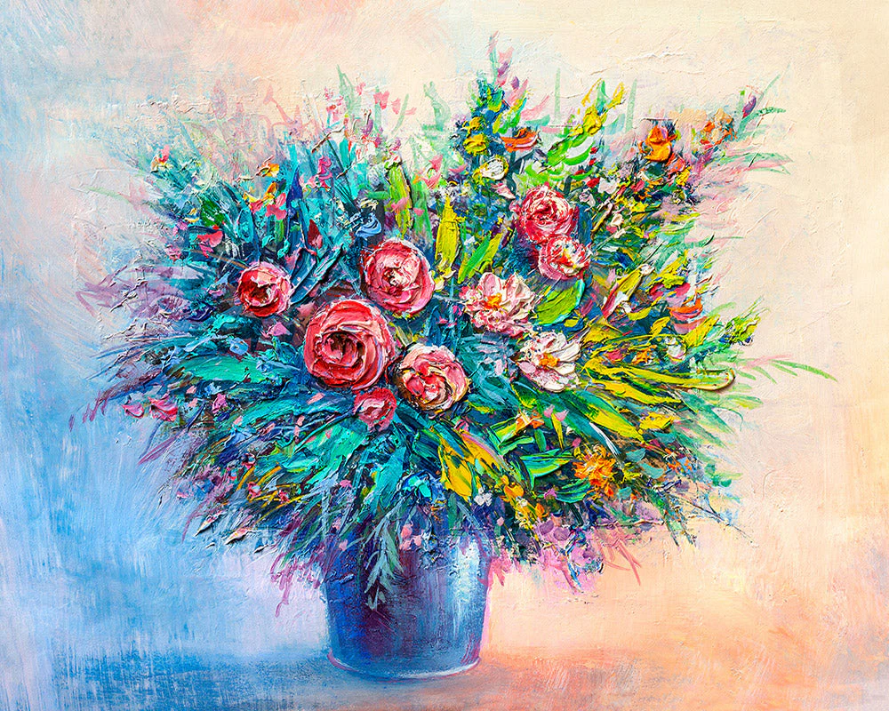 Diamond Painting - Colourful Bouquet