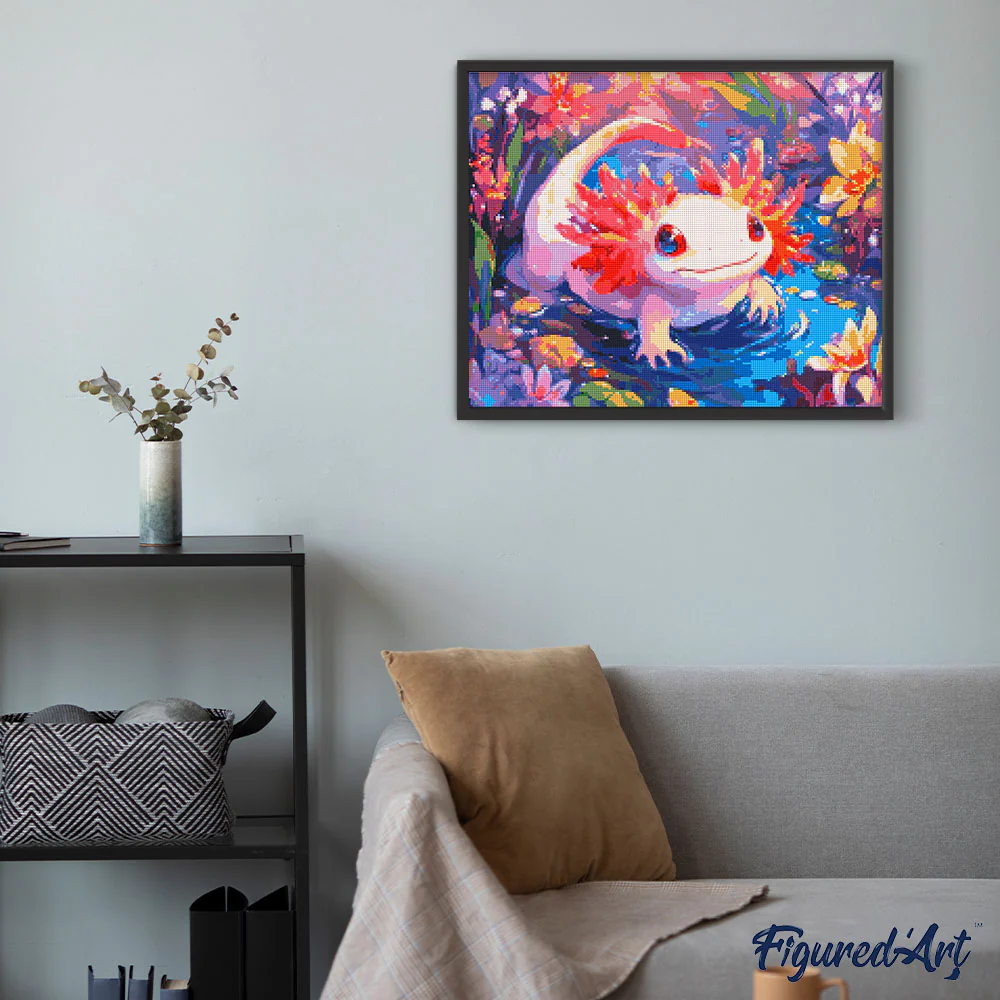 Diamond Painting - Cute Axolotl - Image 2