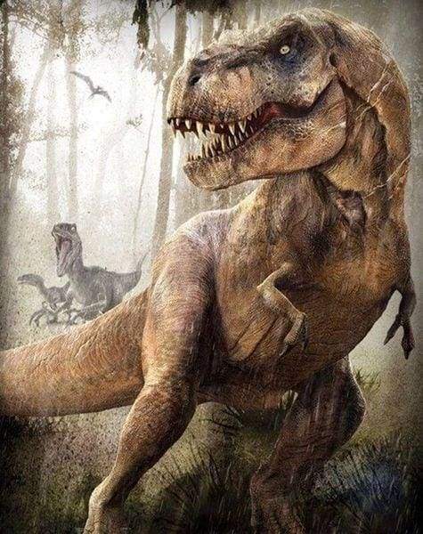 Diamond Painting - Dinosaurs Jurassic Park