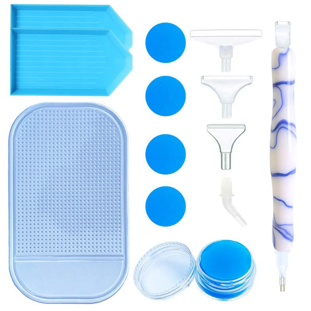 Diamond Painting Ergonomic Premium Pen Blue Waves 5 Variations - Image 8