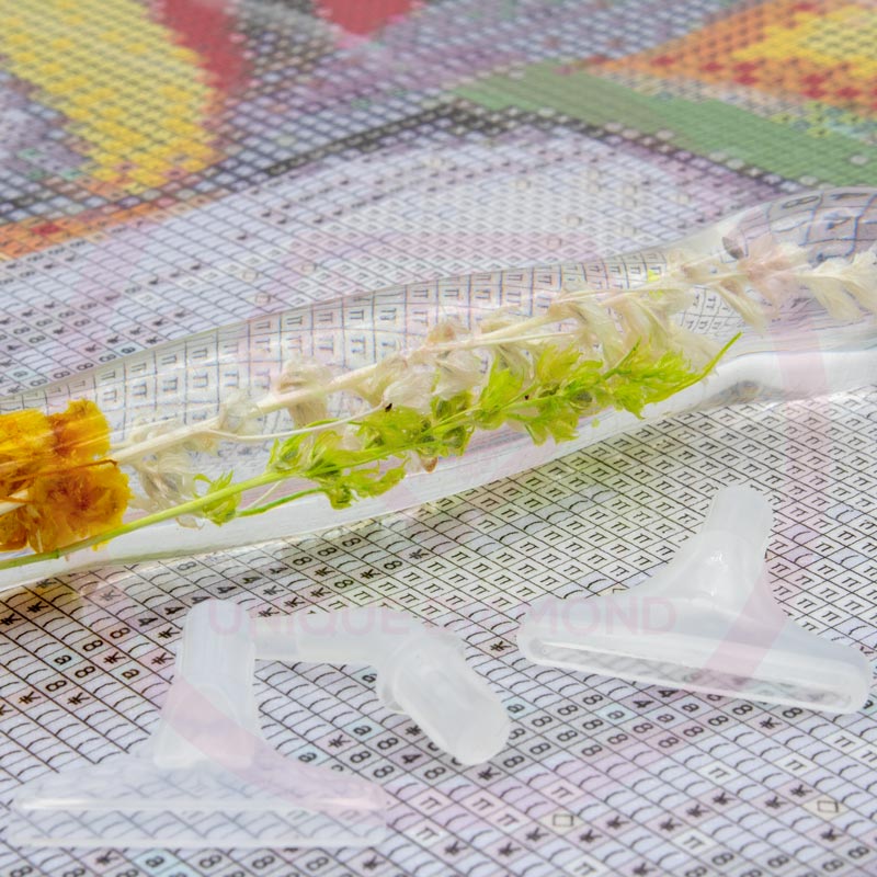 Diamond Painting Ergonomic Premium Pen Green Orange Plants - Image 4