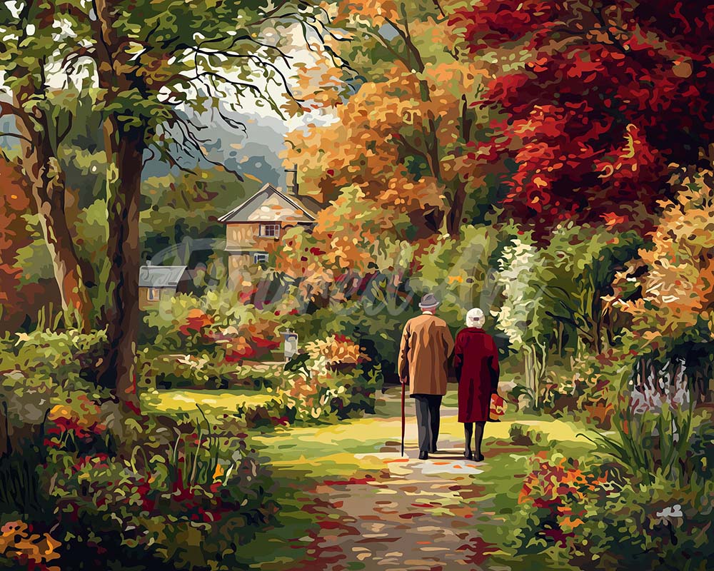 Diamond Painting - Forever Love in Autumn