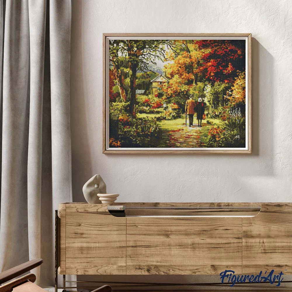 Diamond Painting - Forever Love in Autumn - Image 2