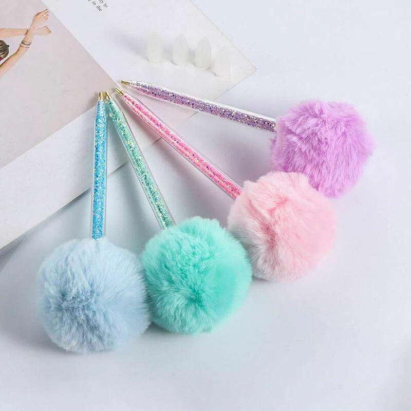 Diamond Painting glitter pen with hairball 4 colors accessory - Image 7
