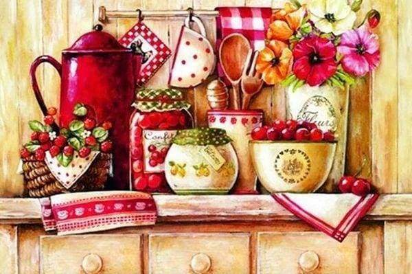 Diamond Painting - In the Kitchen