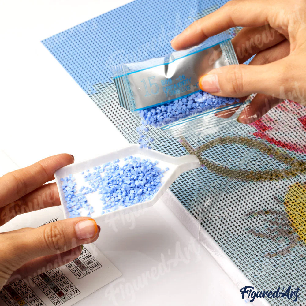 Diamond Painting - Jolly Santa's Evening canvas already framed - Image 9