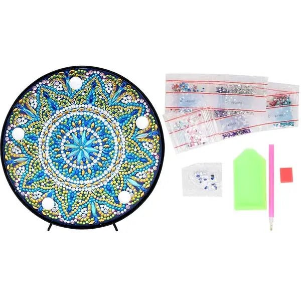 Diamond Painting LED Lamp Mandala Crystal - Image 3