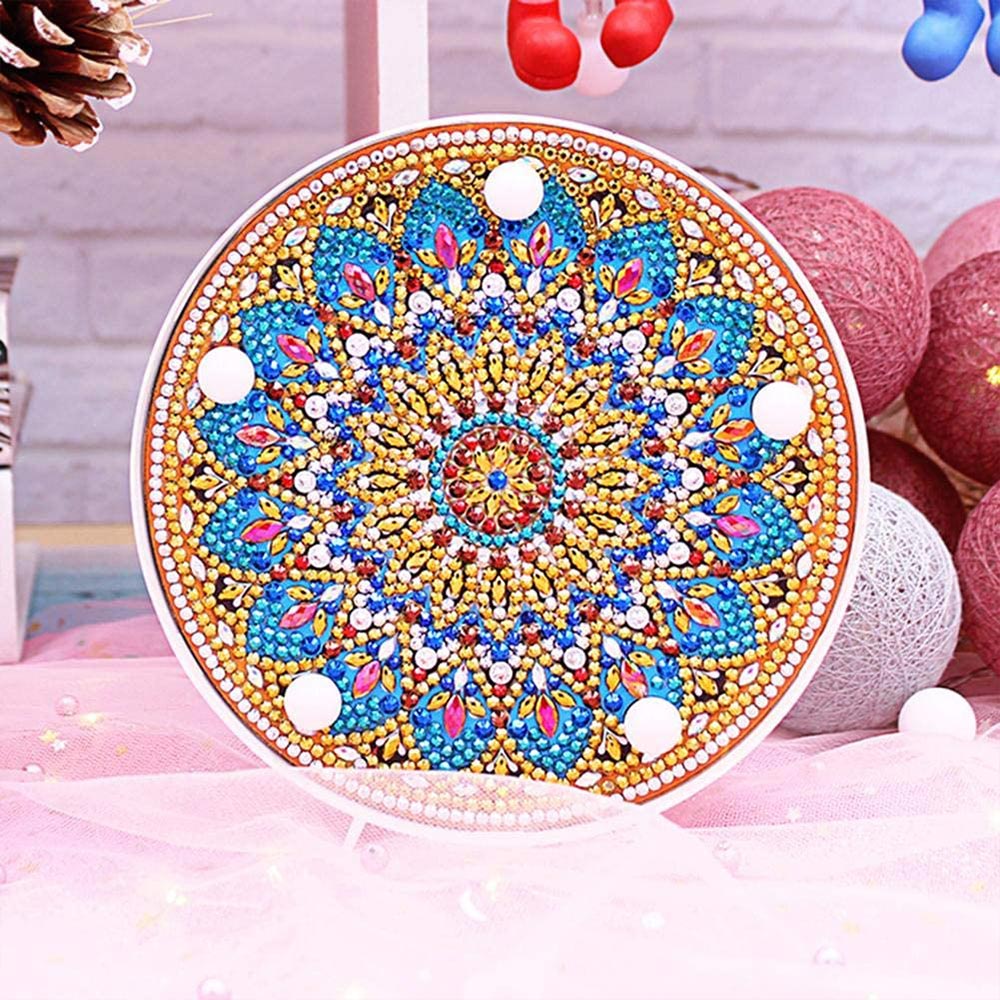 Diamond Painting LED Lamp Mandala Star - Image 2