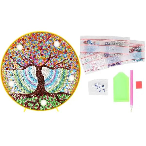 Diamond Painting LED Lamp Tree - Image 3