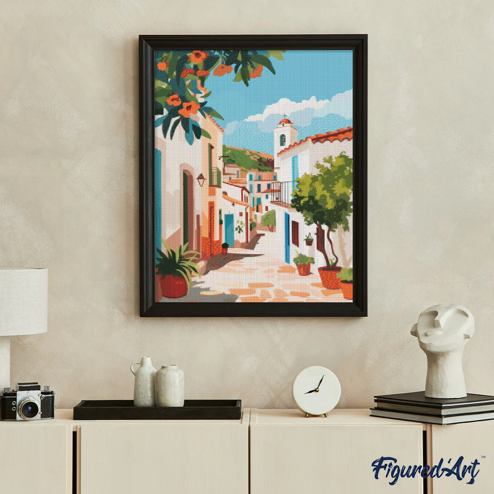 Diamond Painting - Mediterranean Alley - Image 2