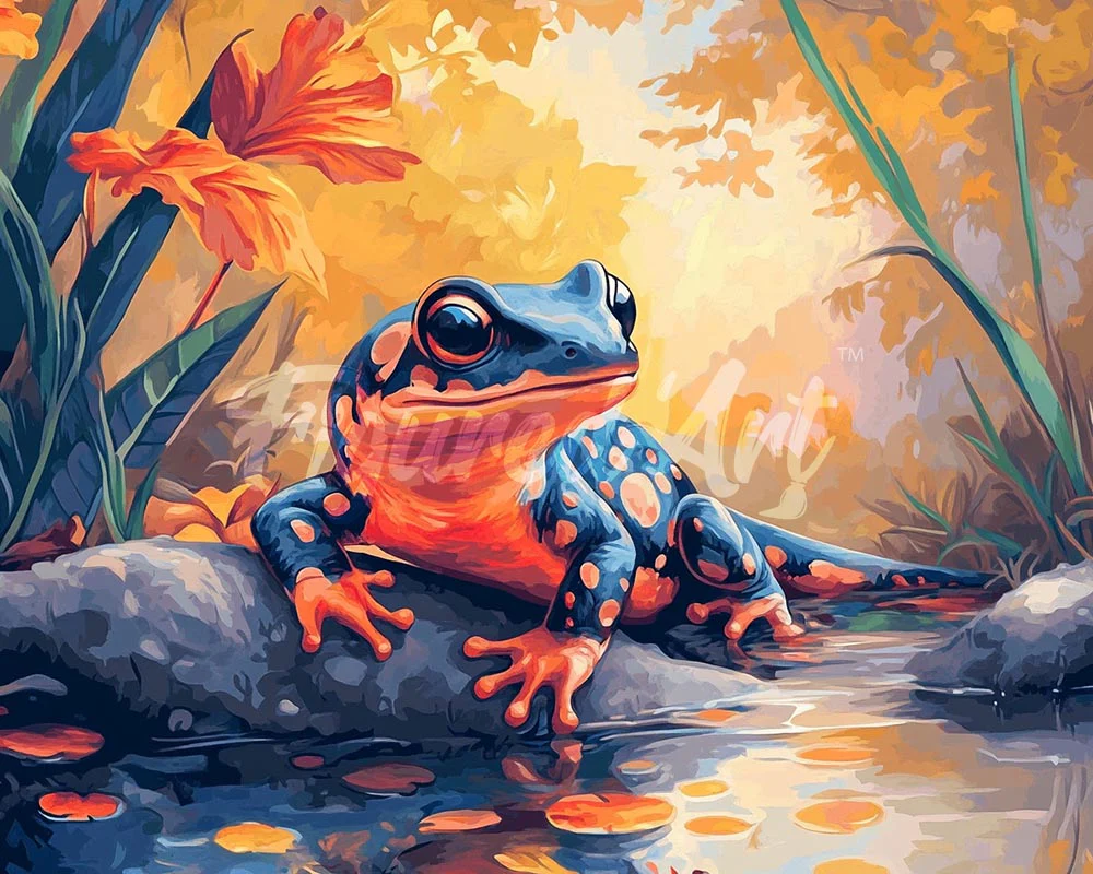 Diamond Painting - Moody Salamander