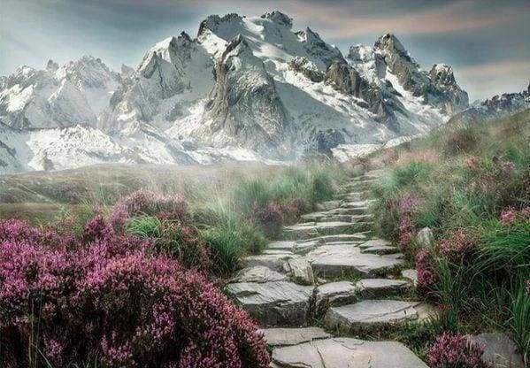 Diamond Painting - Mountain Path