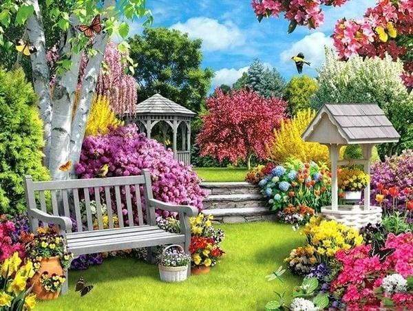 Diamond Painting - Nice Garden