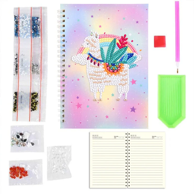 Diamond Painting Notebook Cover Minder Lama - Image 7