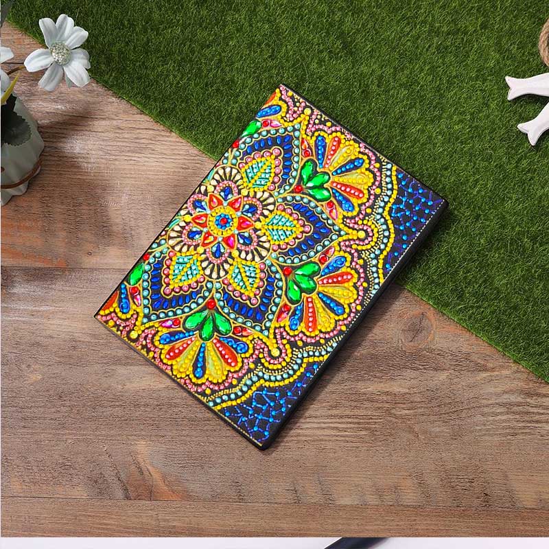 Diamond Painting Notebook Flower design - Image 2