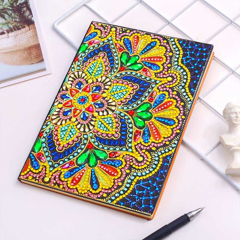 Diamond Painting Notebook Flower design - Image 3
