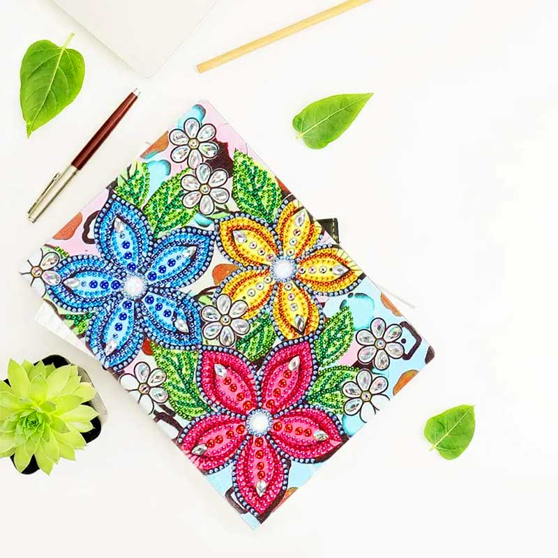 Diamond Painting Notebook Flowers design - Image 4