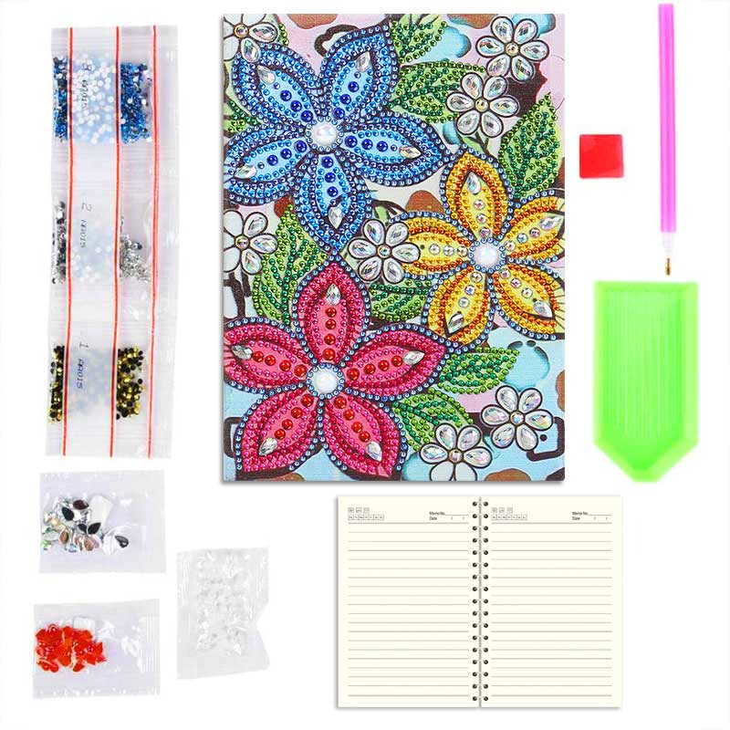Diamond Painting Notebook Flowers design - Image 5