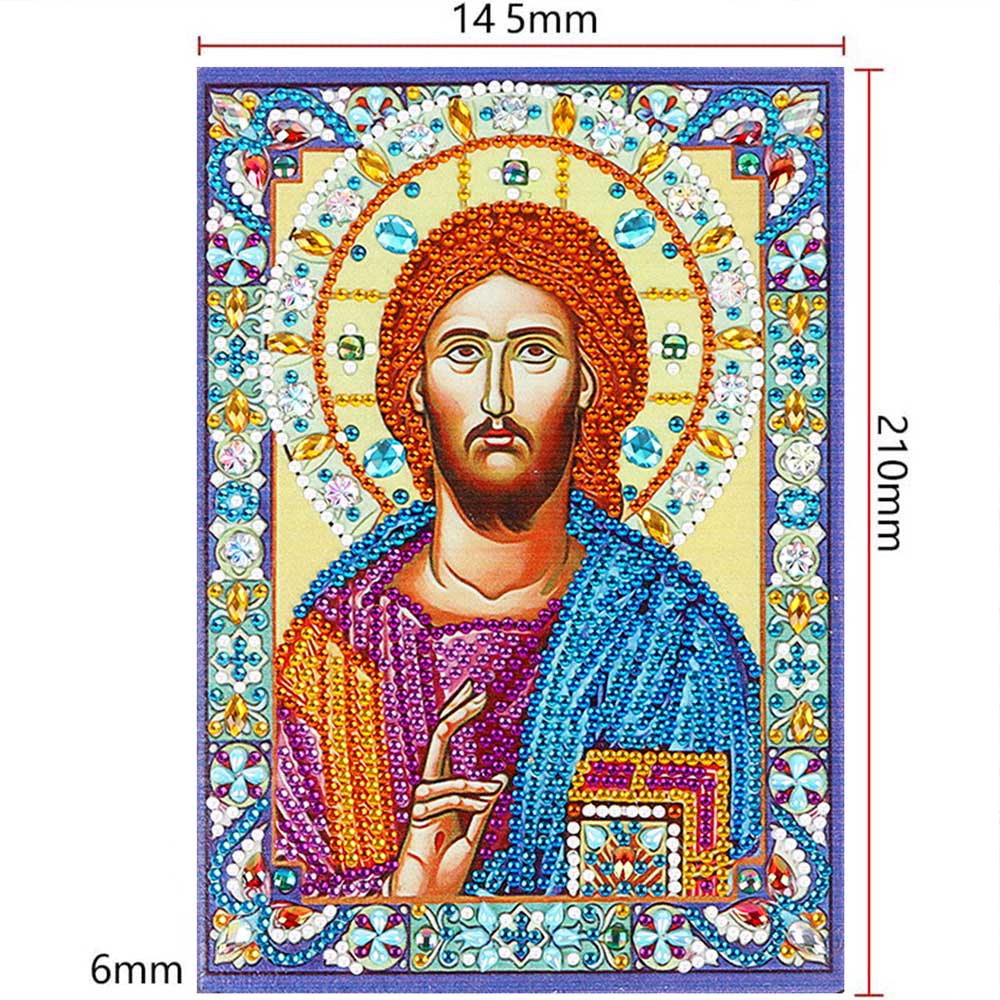 Diamond Painting Notebook Jesus Icon - Image 3