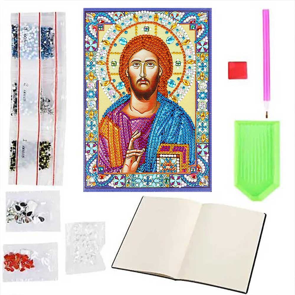 Diamond Painting Notebook Jesus Icon - Image 4