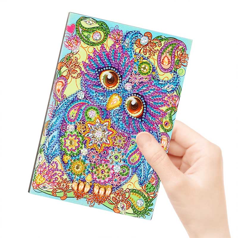 Diamond Painting Notebook Owl - Image 6
