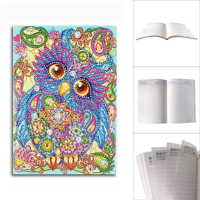 Diamond Painting Notebook Owl - Image 7