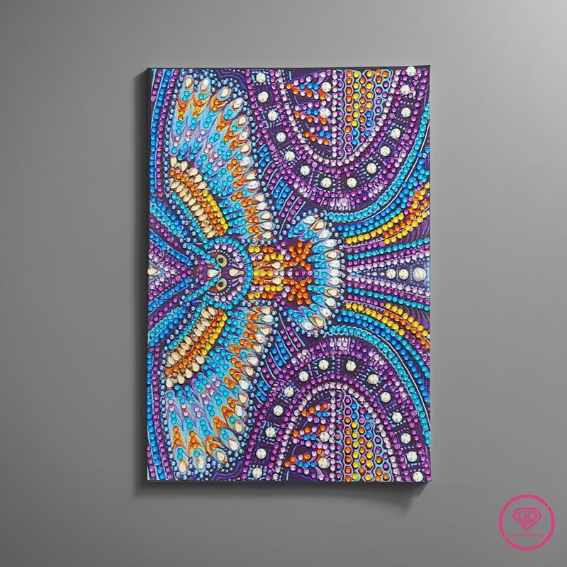 Diamond Painting Notebook with Owl - Image 2