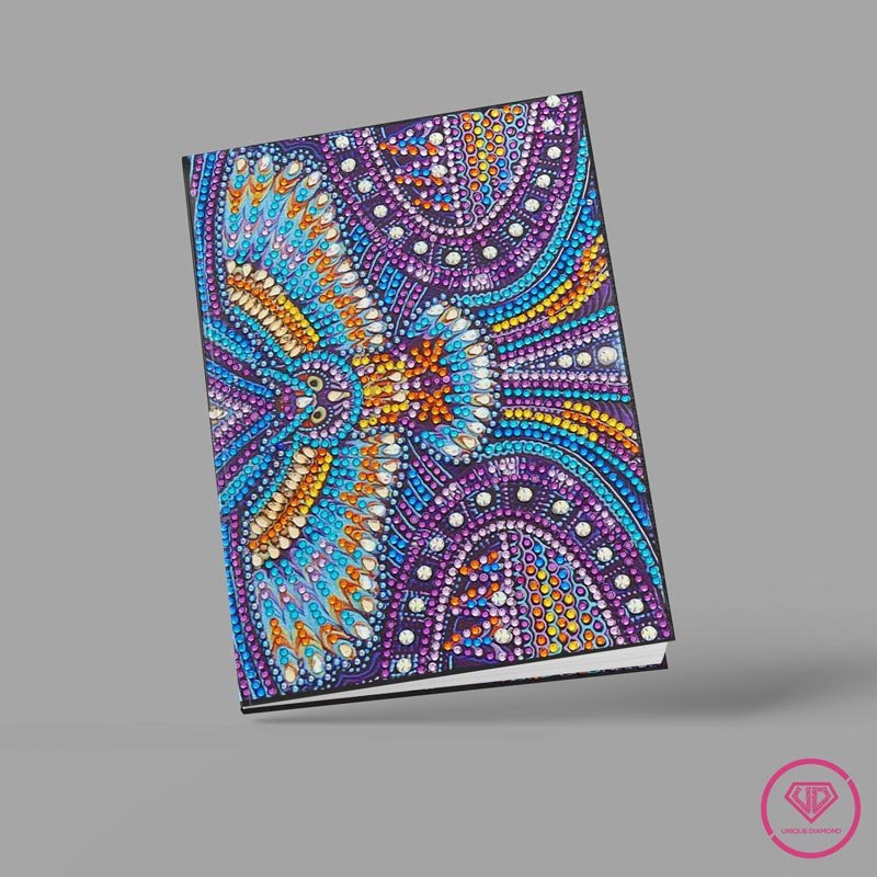 Diamond Painting Notebook with Owl - Image 3