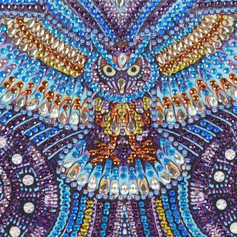 Diamond Painting Notebook with Owl - Image 6