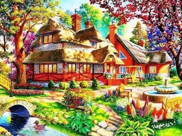 Diamond Painting - Peaceful House