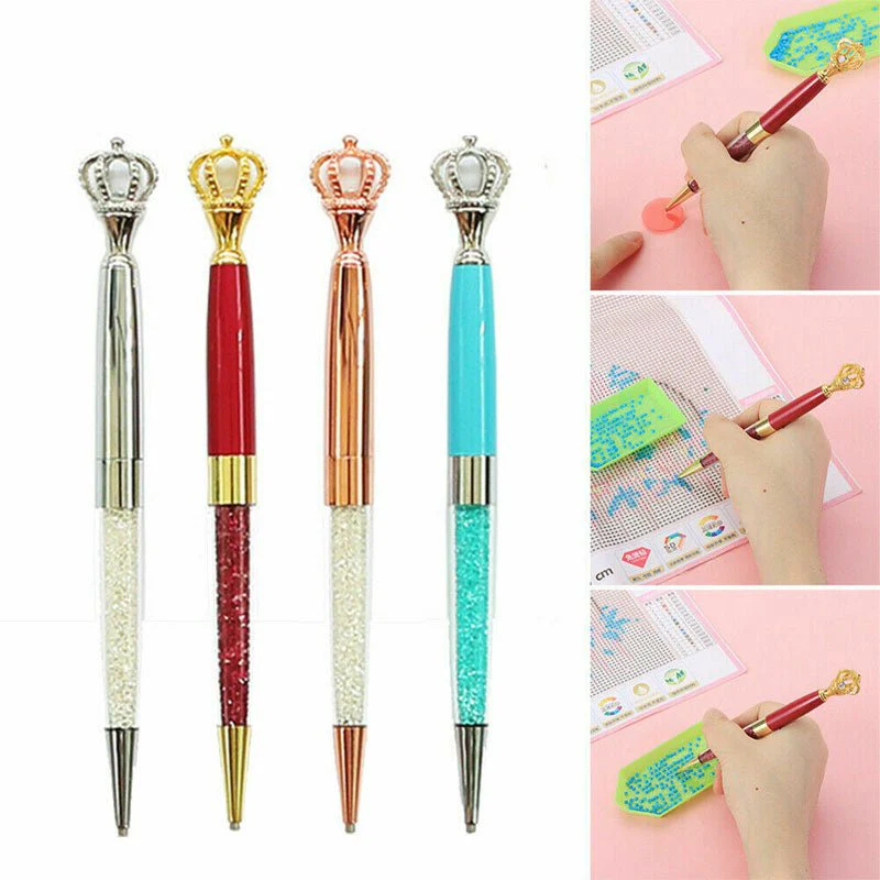 Diamond Painting Pen Crown Stainless Steel in 4 Colors Accessories - Image 3