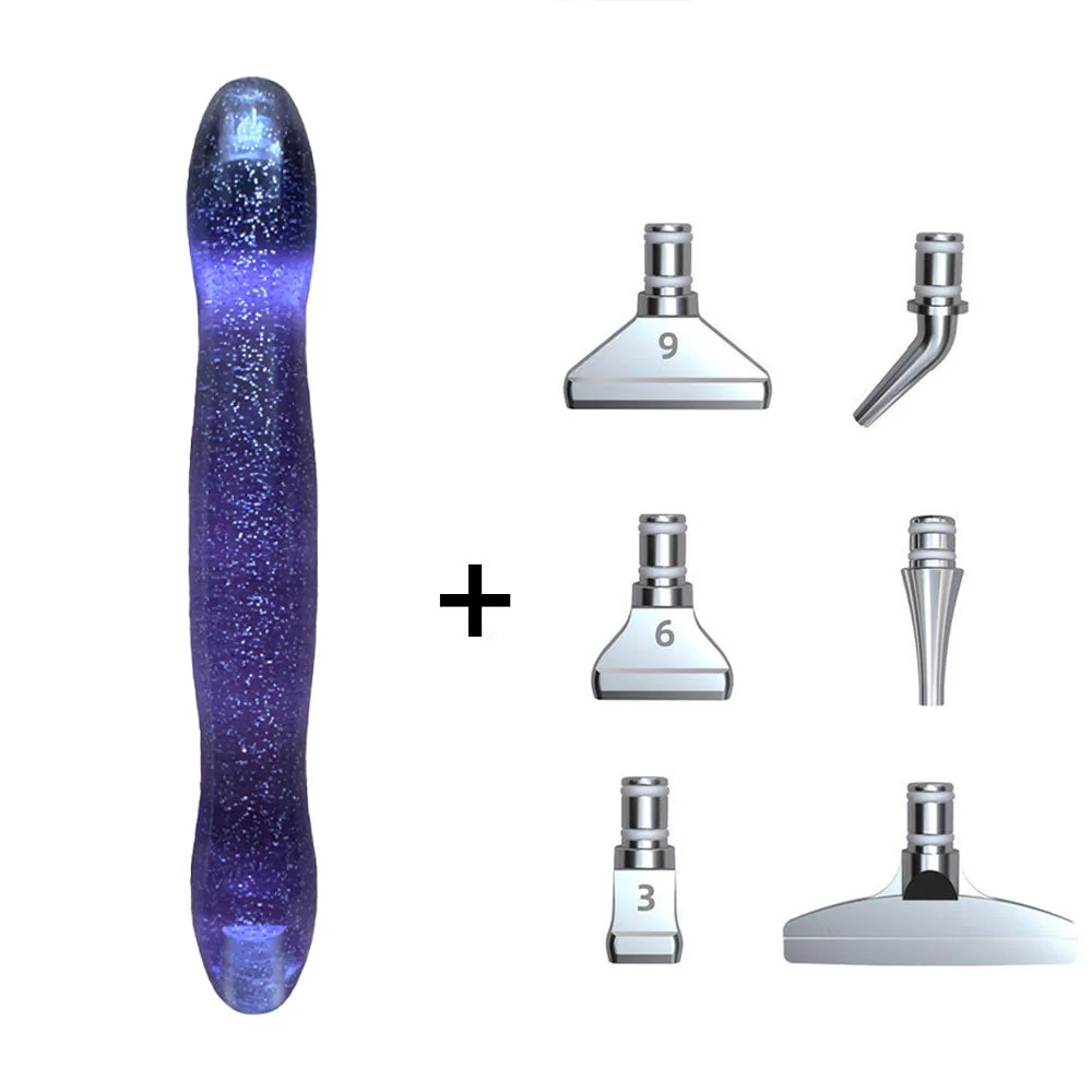 Diamond Painting Premium Pen Ergonomic Purple Glitter 5 Variations - Image 5