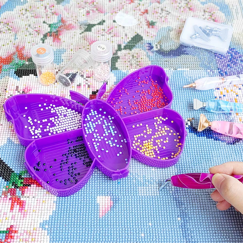 Diamond Painting Professional Tool Set Butterfly 8 Piece Accessories Tray - Image 4