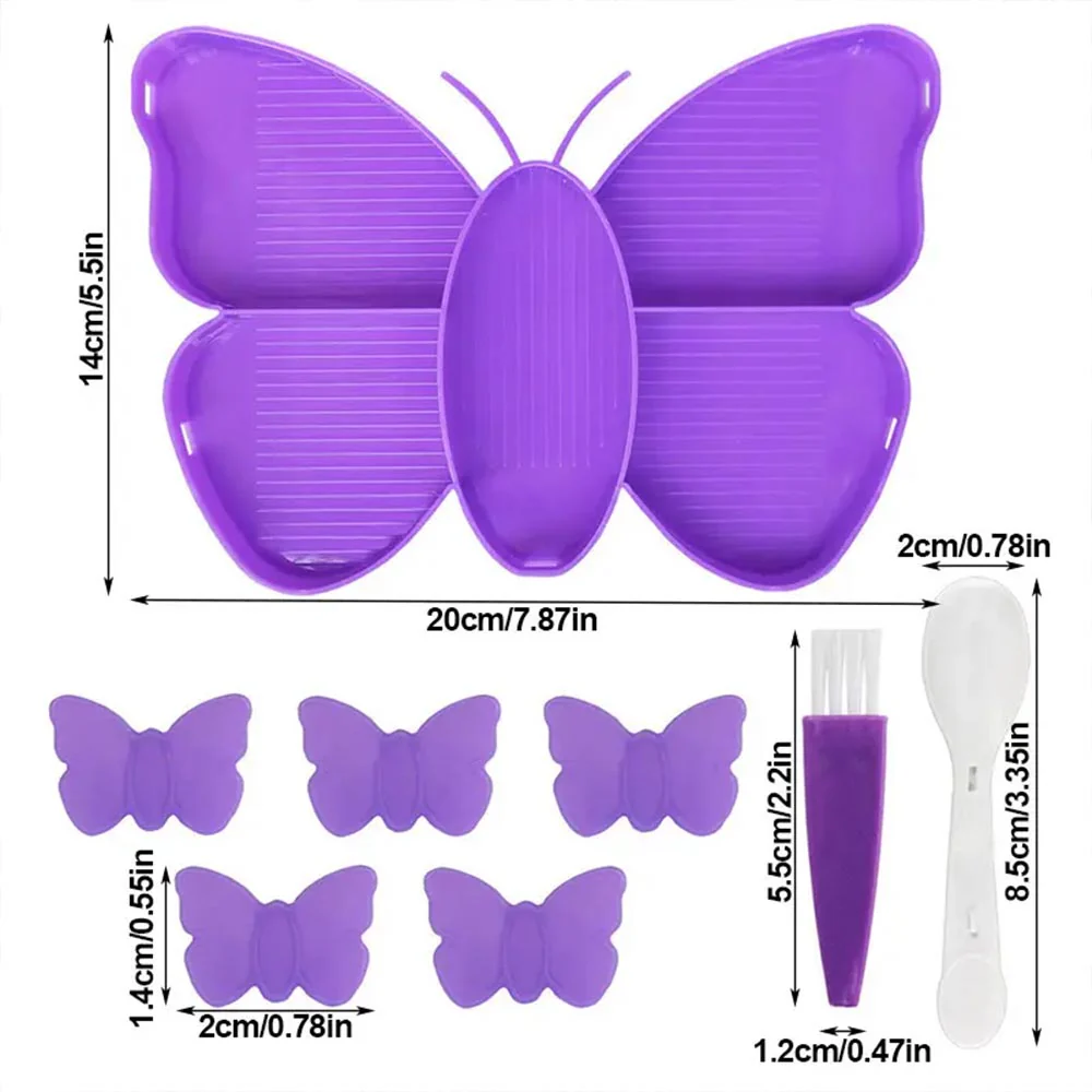 Diamond Painting Professional Tool Set Butterfly 8 Piece Accessories Tray - Image 7