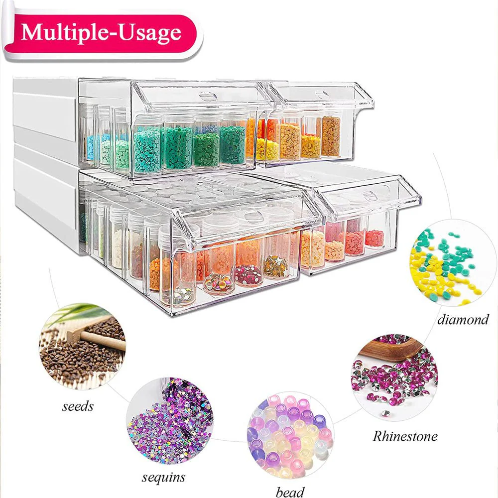Diamond Painting round storage boxes accessories - Image 5