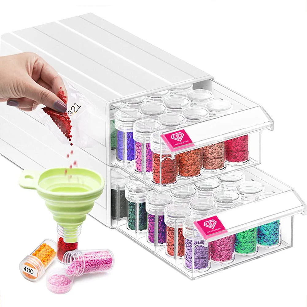 Diamond Painting round storage boxes accessories - Image 8