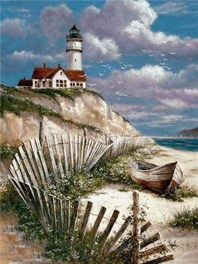 Diamond Painting - Seaside 40x50cm canvas already framed