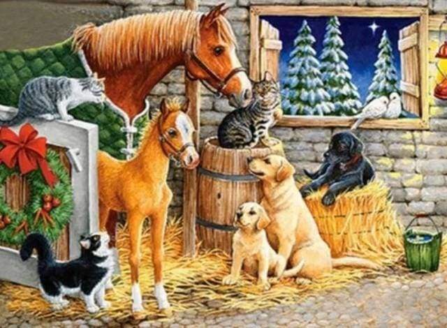 Diamond Painting - Stable