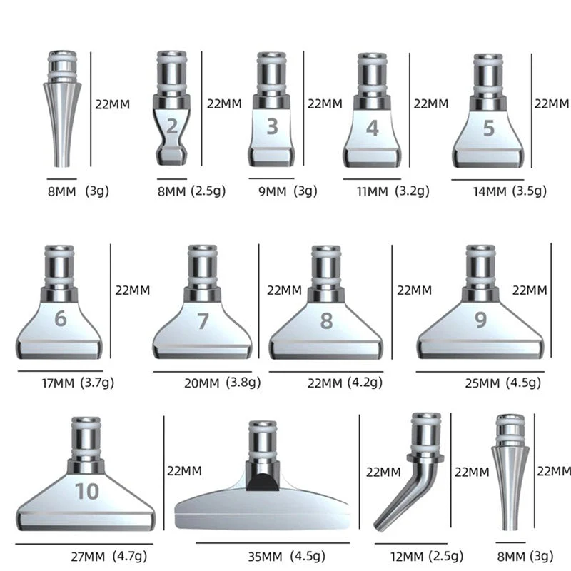 Diamond Painting Steel Tips Silver 13 Variations Accessories - Image 5