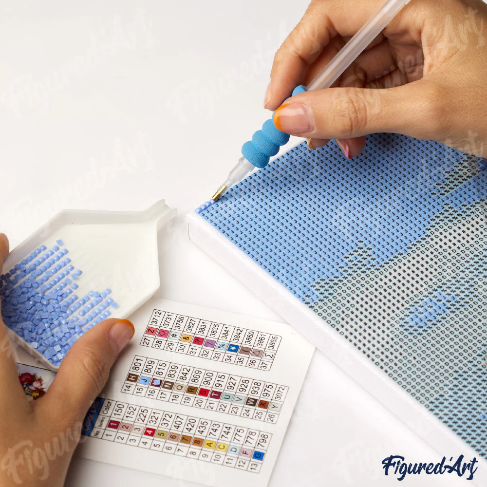 Diamond Painting - Sunny Day Charm 40x50cm canvas already framed - Image 11