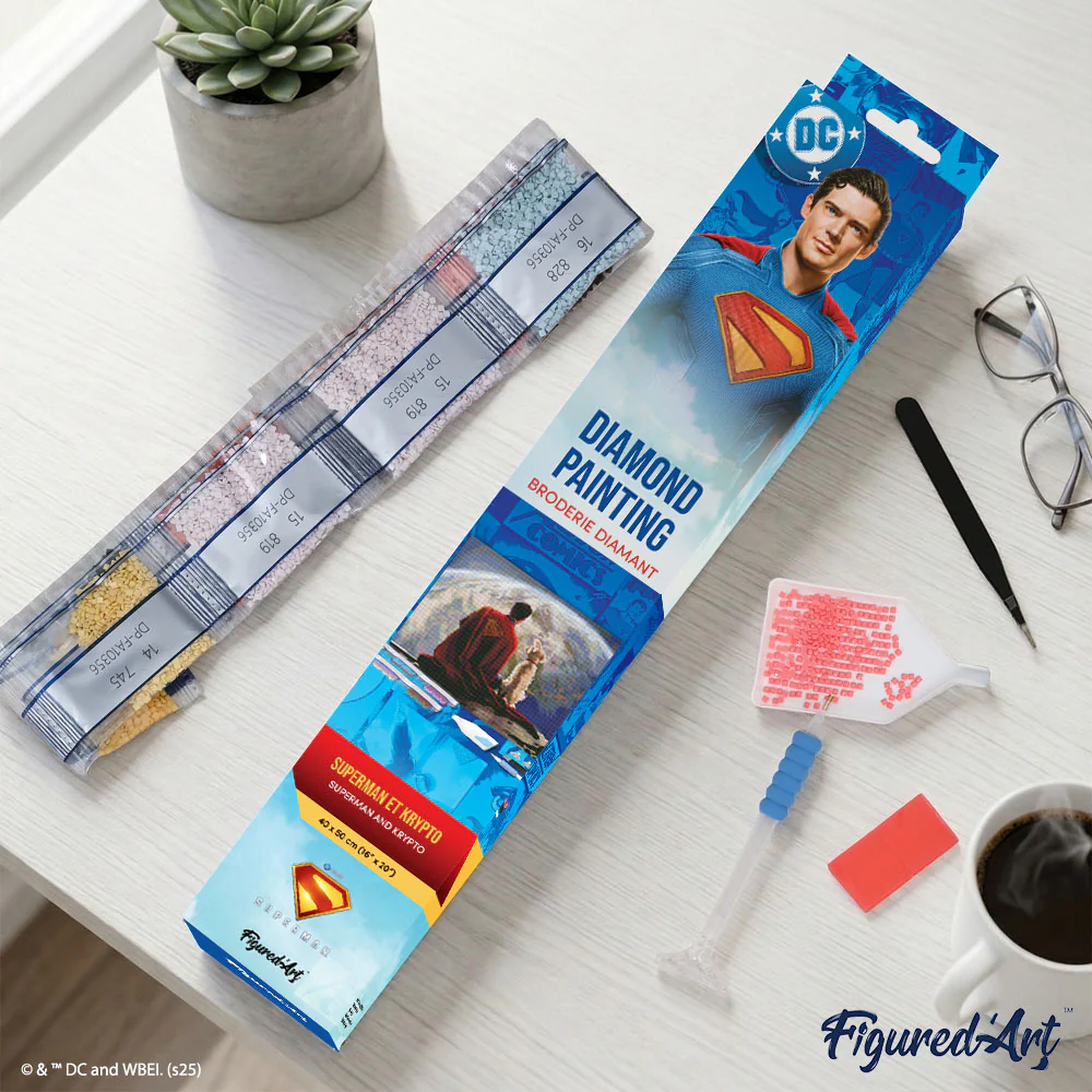 Diamond Painting - Superman and Krypto - Image 4
