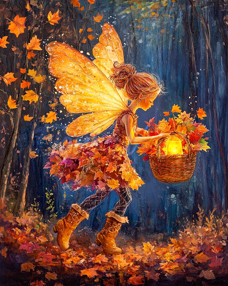 Diamond Painting - The Leaf Collector Fairy