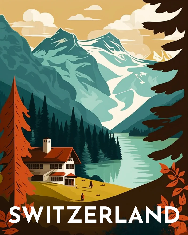Diamond Painting - Travel Poster Berne