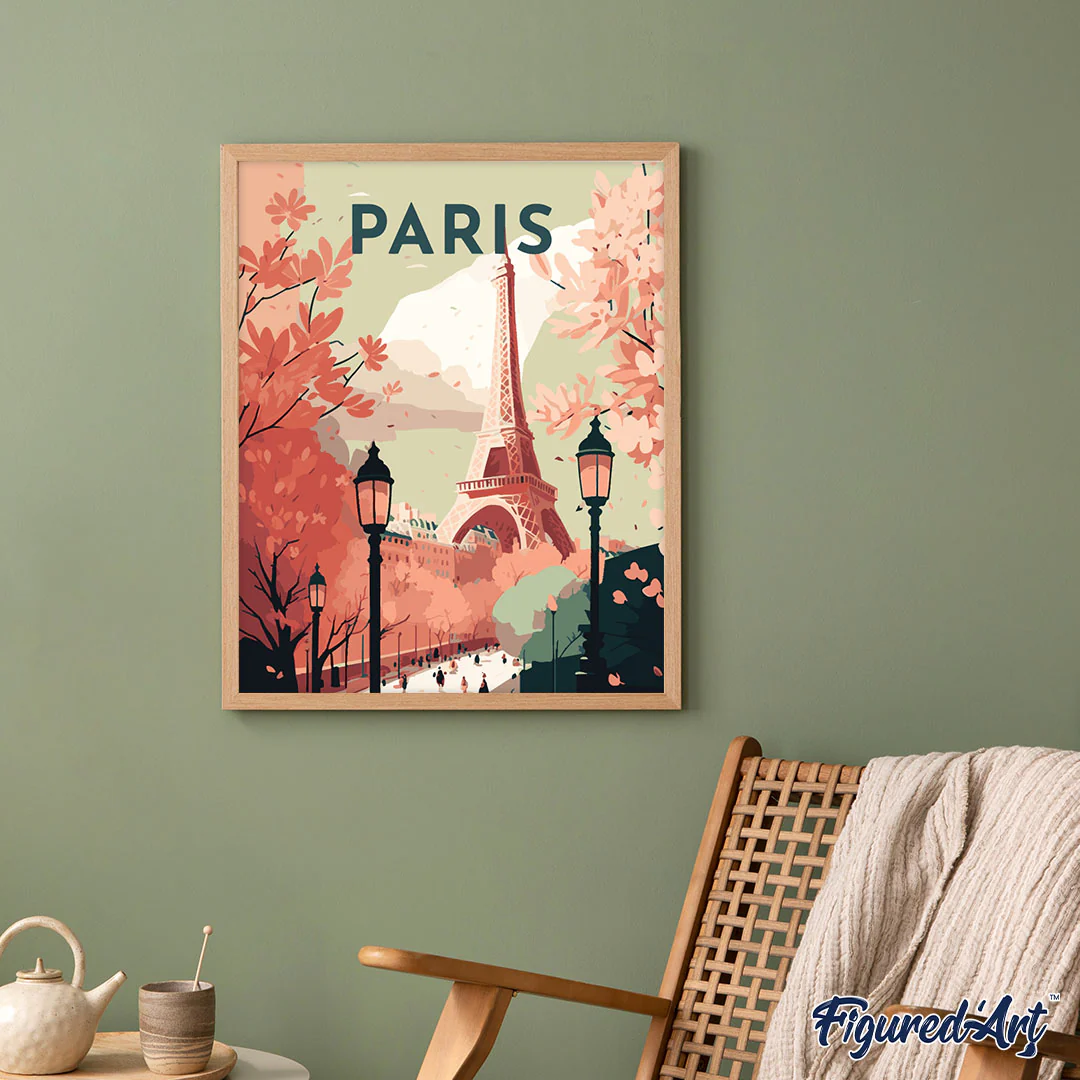 Diamond Painting - Travel Poster Paris 2 - Image 2