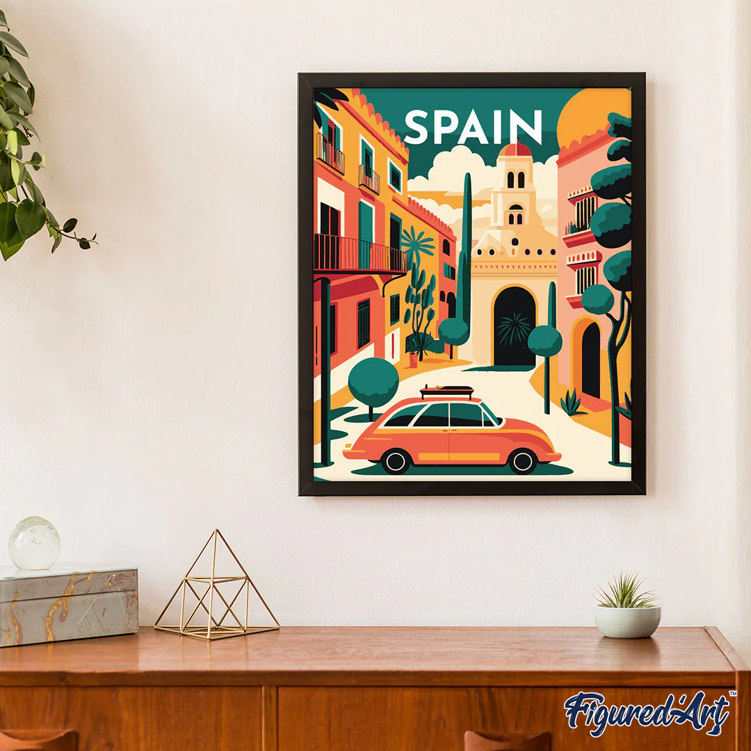 Diamond Painting - Travel Poster Seville - Image 2