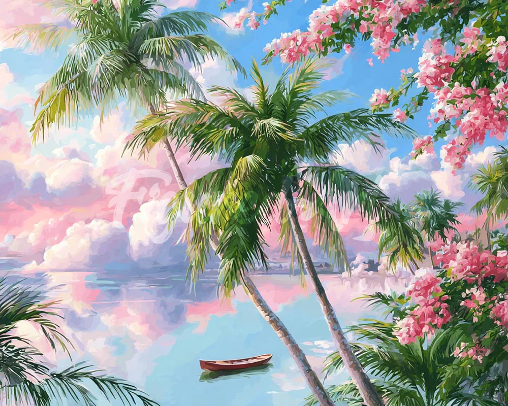 Diamond Painting - Tropical Dream Lagoon
