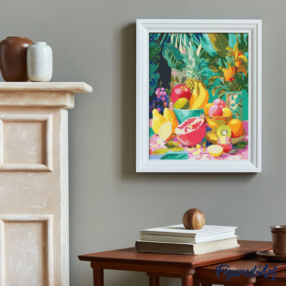 Diamond Painting - Tropical Fruit Table - Image 2