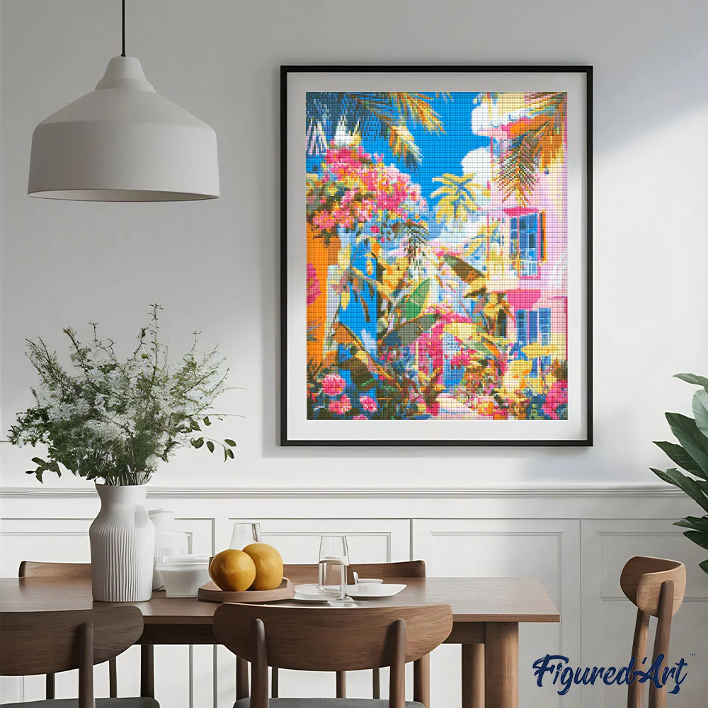 Diamond Painting - Tropical Neighbourhood - Image 2