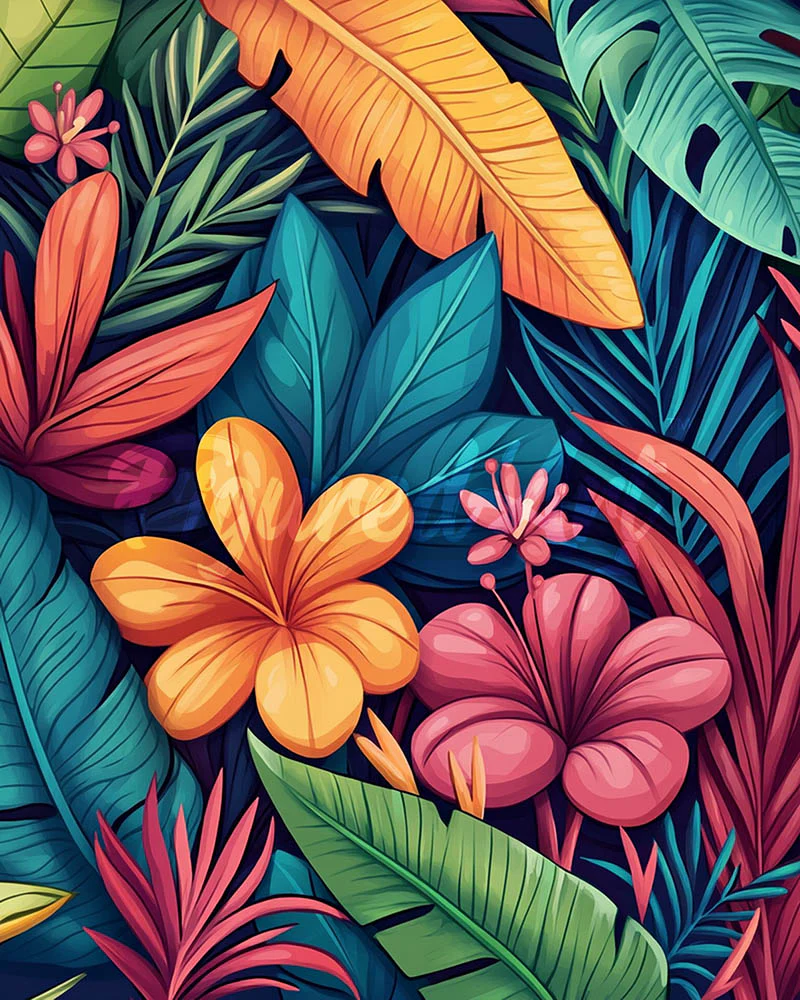 Diamond Painting - Tropical Pattern